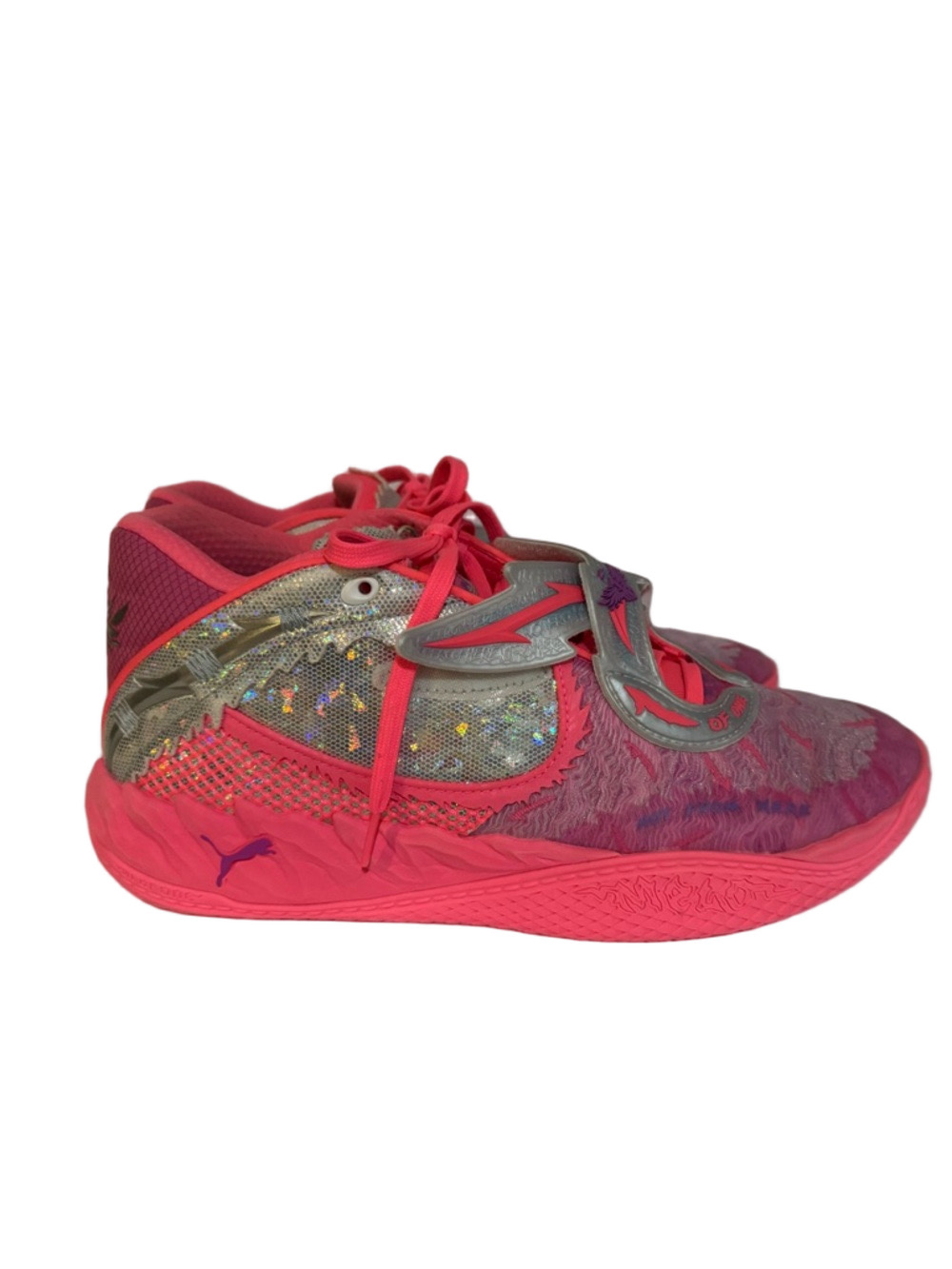 Puma Lamelo ball MB.05 world tour shoes pink purple size 11